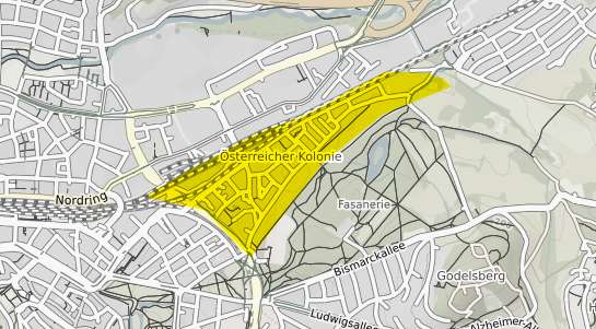 Immobilienpreisekarte Aschaffenburg Österreicher Kolonie